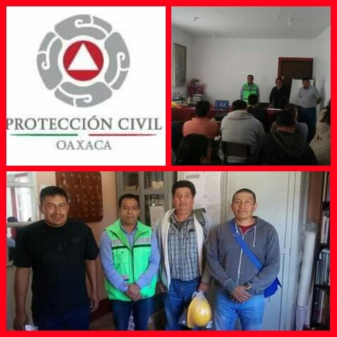 Periodico2015's tweet photo. 🔴 @Heliodoro_hcde  @CEPCO_GobOax sigue trabajando con los Ptes Mpales de la #Míxteca, en el Mpio de #Cosoltepec se trabaja con el Presidente Municipal Prof.Ponciano Rodrigo Soriano y sus agencias #Joluxtla y #TultitlánDeGuadalcazar se integró Consejo Mpal deProtección Civil https://t.co/PGANKkefNT
