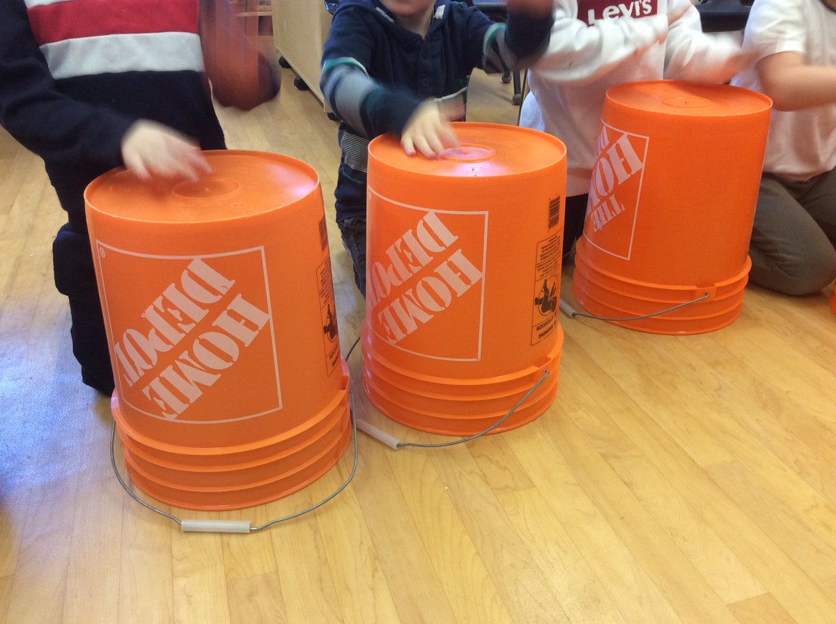 KindersK3's tweet photo. Our class has shown an interest in musical instruments! We are learning how to keep the beat and follow each other’s pattern while playing on our drums! https://t.co/fp3DxusW0j
