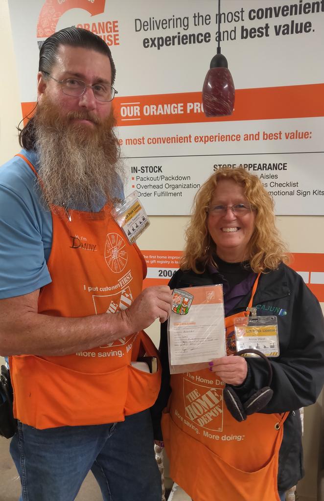 Department Supervisor Danny recognizing Annie for always taking care of Receiving. Your hard work and dedication throughout the store does not go unnoticed. <a href="/hcbellas/">hilda bellas</a> <a href="/MelissaG_THD/">Melissa Griffith</a> @6549_Angel <a href="/todda113/">Todd Allen</a> <a href="/czech_steve/">Steve Czech</a> <a href="/CarpenterTrina1/">Trina Carpenter 🐾</a> <a href="/Gladys_LS/">Gladys</a>