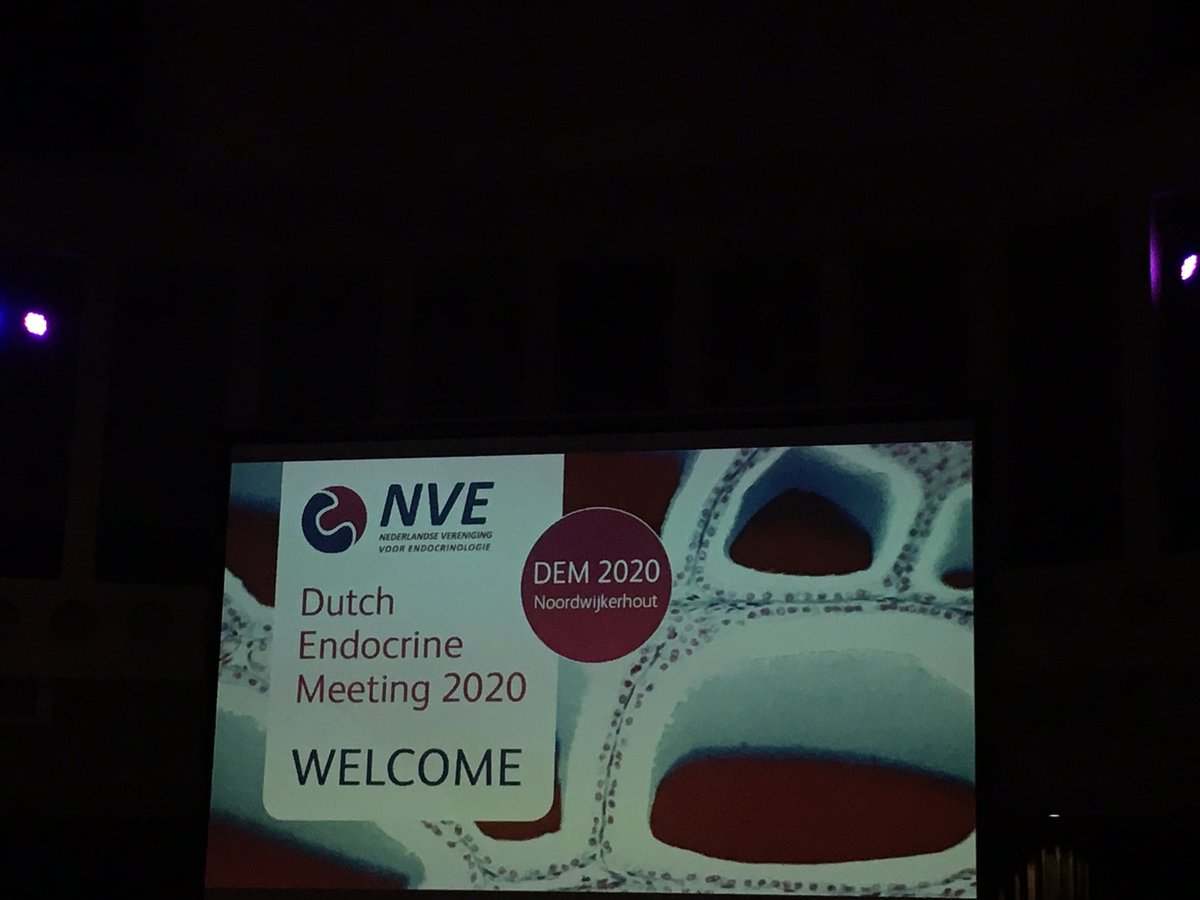 Gisteren en vandaag aanwezig bij de Dutch Endocrine Meeting (DEM) in Noordwijkerhout.