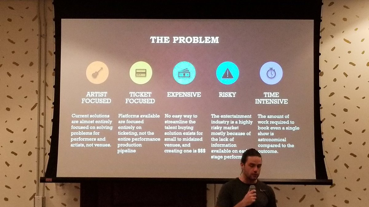 nathanc's tweet photo. Streamlining the talent booking and buying process for small and midsized venues, Solid State brings performance venues into the digital age while helping venues be more profitable and flexible cooking shows.
@WeWork Labs
#pdxstartups
#pdx
#startups https://t.co/dWRL5cBb9I