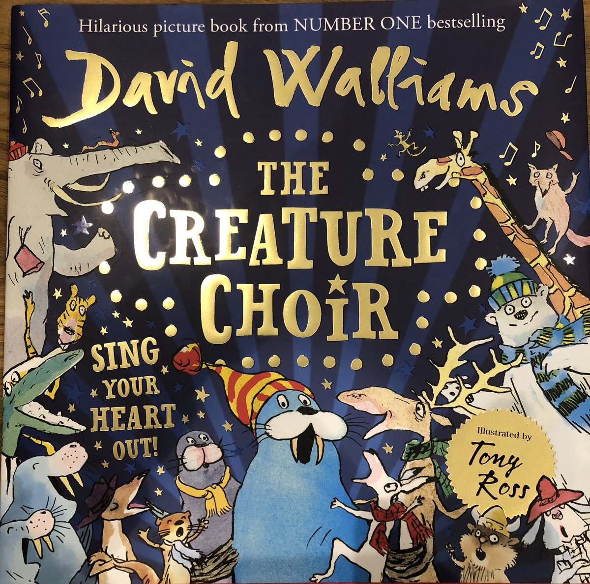 TunelessS's tweet photo. Loved reading this new @davidwalliams book to the little man tonight...it encapsulates everything “Tuneless” &amp; teaches kids not being perfect at something is ok &amp; that singing makes you happy no matter what you sound like❤️😊❤️ #tunelesschoir #singlikenoonelistening #wellbeing https://t.co/K1hRN6RPLc