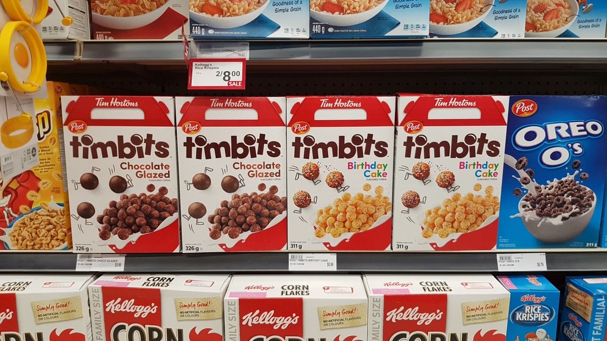 LloydCoop's tweet photo. Available now at our local Lloyd Co-op Marketplace! @TimHortons Timbit cereal, which flavour do you want to try? #yllcoop #timbitcereal https://t.co/S3lcKXCRhP