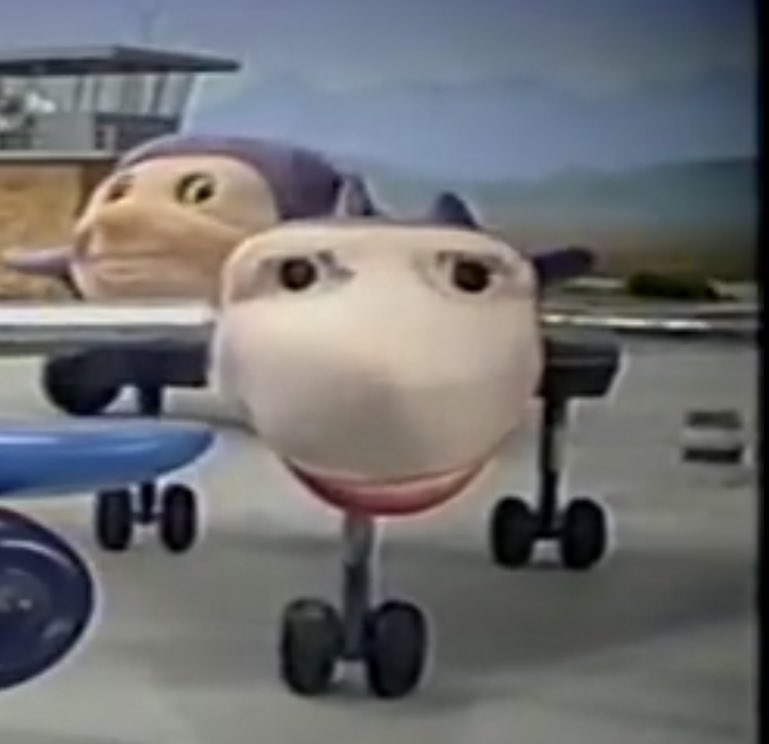 Brocomotiveuser87 Next Time Someone Says Old Thomas Or Tugs Is Scary I M Going To Show Them This Character From The Jay Jay The Jet Plane Model Series T Co Askymm1hqh