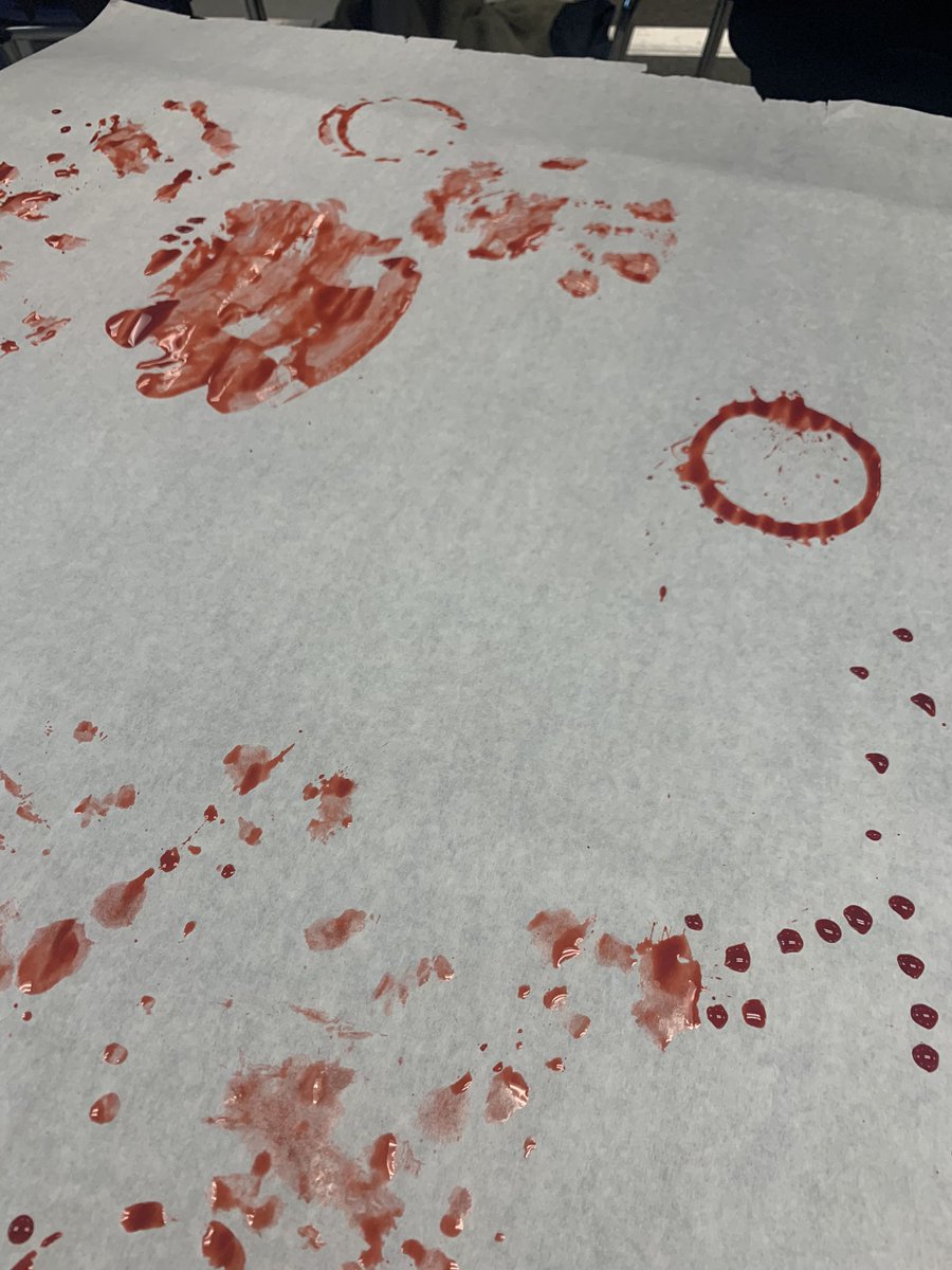 RockvaleHighCJ's tweet photo. CJ III had a ‘smashing’ time in 5th period today! #RockvaleHigh_TN #RuCoCTE #RockvaleHigh_CTE #bloodspatter https://t.co/vOXsgggVgq