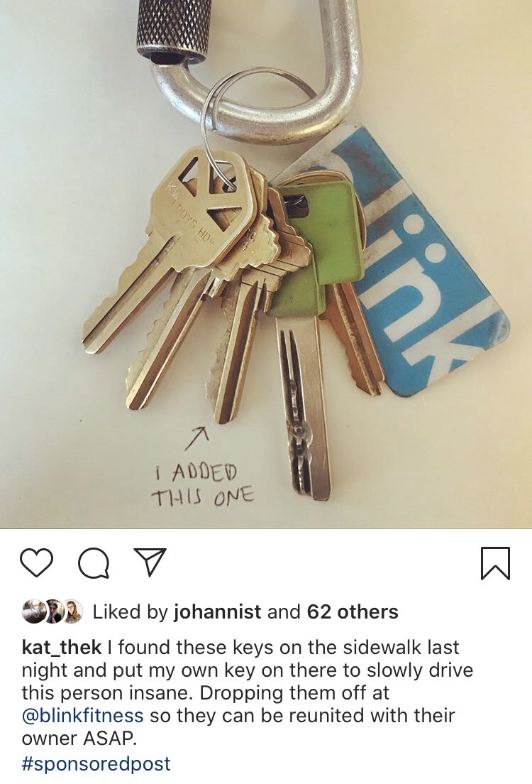 thekfast's tweet photo. @blinkfitness hi I made this sponsored post last week and have not received payment. Should I DM you a W2? https://t.co/n6WUnZBgxz