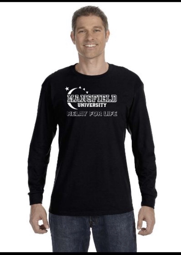 Mansfield_CAC's tweet photo. T-SHIRT SALE!!!! The relay team will be doing a pre-order for relay shirts from January 29th-31st in lower manser and retan from 11-2. T-shirts will be $10 and long sleeves will be $15!! https://t.co/clUs5lLIDn
