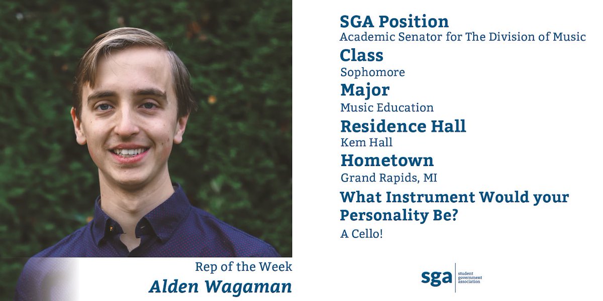 iwusga's tweet photo. Meet our rep of the week, Alden Wagaman! https://t.co/SqF32BuZkR