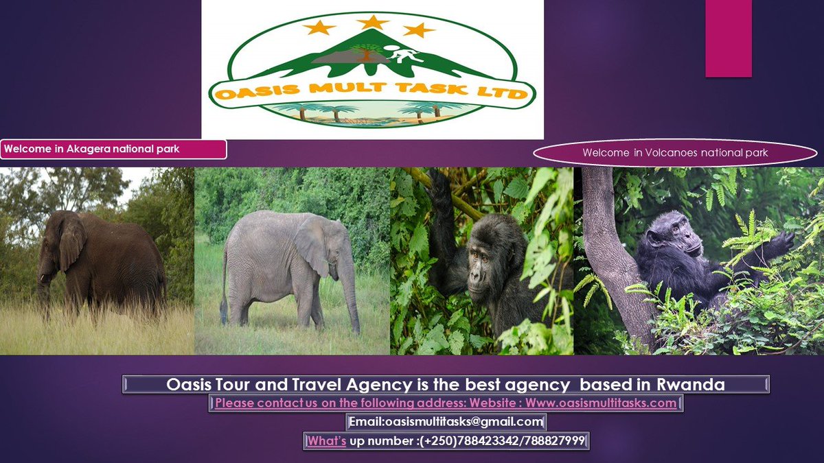 MultitasksOasis's tweet image. Dear all ,
Oasis Rwanda Tours we are happy to be with you on this Platform