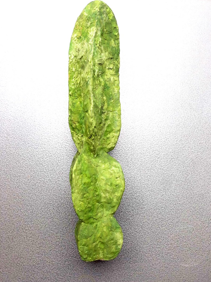 HerbertFlois's tweet photo. An old Color object..."Kaktus II,1983(Cactus II) Plaster,Tempera,Acrylic Color  51x11x11 cm  #standingobject #colourobject #ArtistOnTwitter #artistsoninstagram #artcollector #artcollection #artcollectors #herbertflois https://t.co/hv7ZWHwKqr