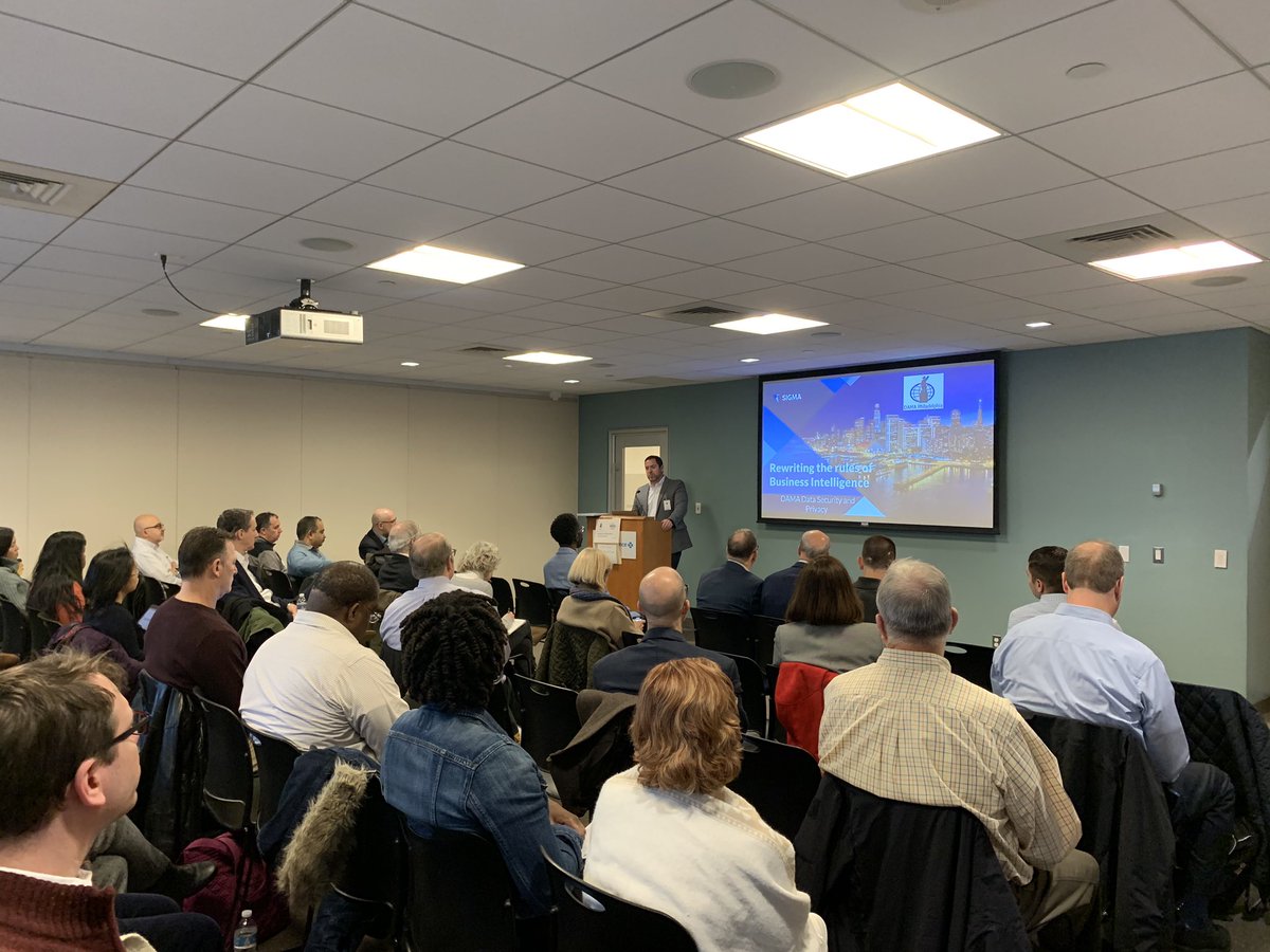 Shout out to <a href="/sigmacomputing/">Sigma</a> for sponsoring <a href="/damaphila/">DAMA Philadelphia - All things Data since 1992</a> event Check out #Cloud focused #BI tool that anyone can use.  #dama <a href="/SnowflakeDB/">SnowflakeDB</a>