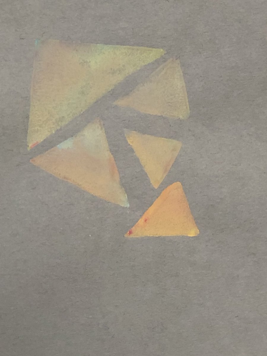 ARTofWES's tweet image. Some close ups of those GR2 #geometricshape mono prints