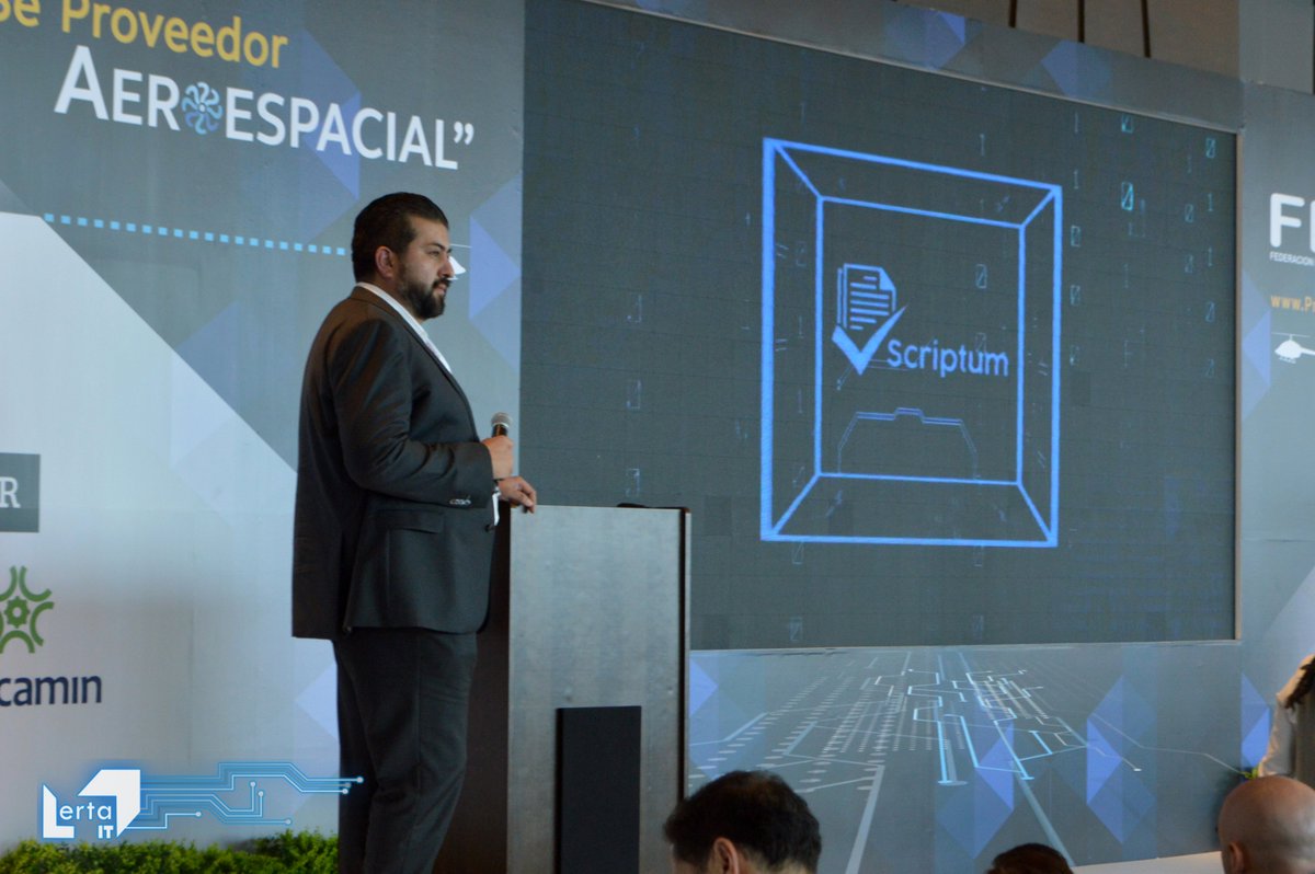 lertait's tweet photo. Nuestro Director General en el seminario de la FEMIA, platicó sobre la Industria 4.0 #IOT y como beneficia a las empresas, dio a conocer nuestro nuevo producto #Scriptum, la solución a la administración inteligente de documentos.
Sitio web de Scriptum: https://t.co/M1P2m4AWZa https://t.co/MMyZo3EB1w
