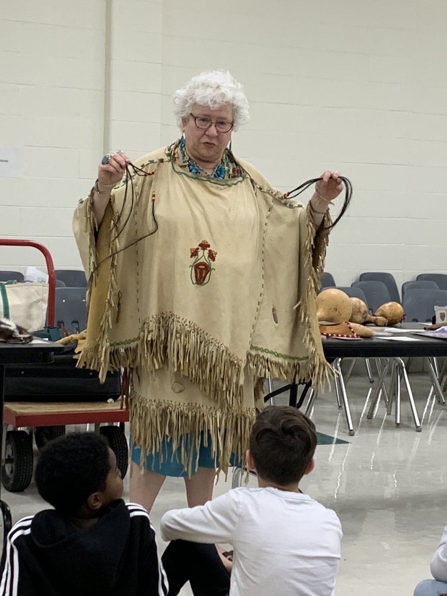 AngelCassetta's tweet photo. Learned about Native American culture through hands on exploration presented by a Lenni Lenape Indian. #nativeamericanheritagefoundation #wilburinspired https://t.co/WjOkUYwABi