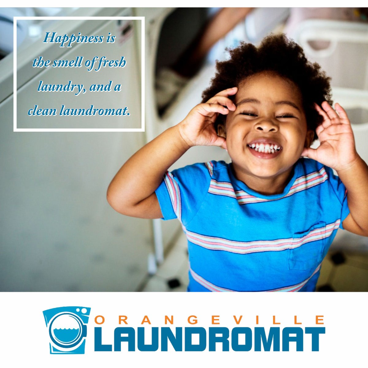 OvilleLaundry's tweet photo. Awe...happiness...the smell of fresh laundry and a clean laundromat.

#orangevillelaundromat
#laundromat
#laundromatorangeville https://t.co/IFc1d4rCnN