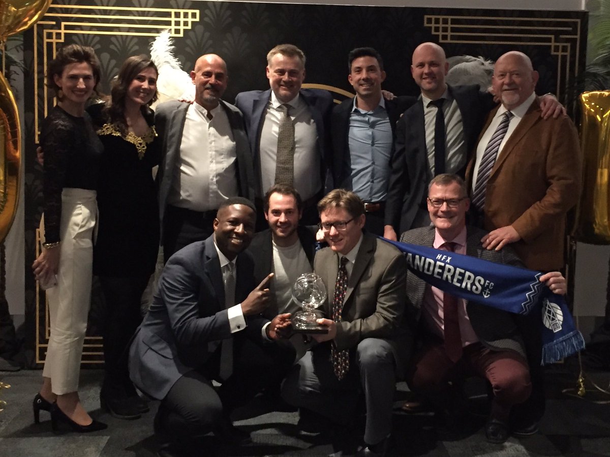 Big shout out to everyone at our club tonight. 💫

Here are a few of us with the new business of the year award in Halifax. 

#hba2020 <a href="/halifaxchamber/">Halifax Chamber</a>