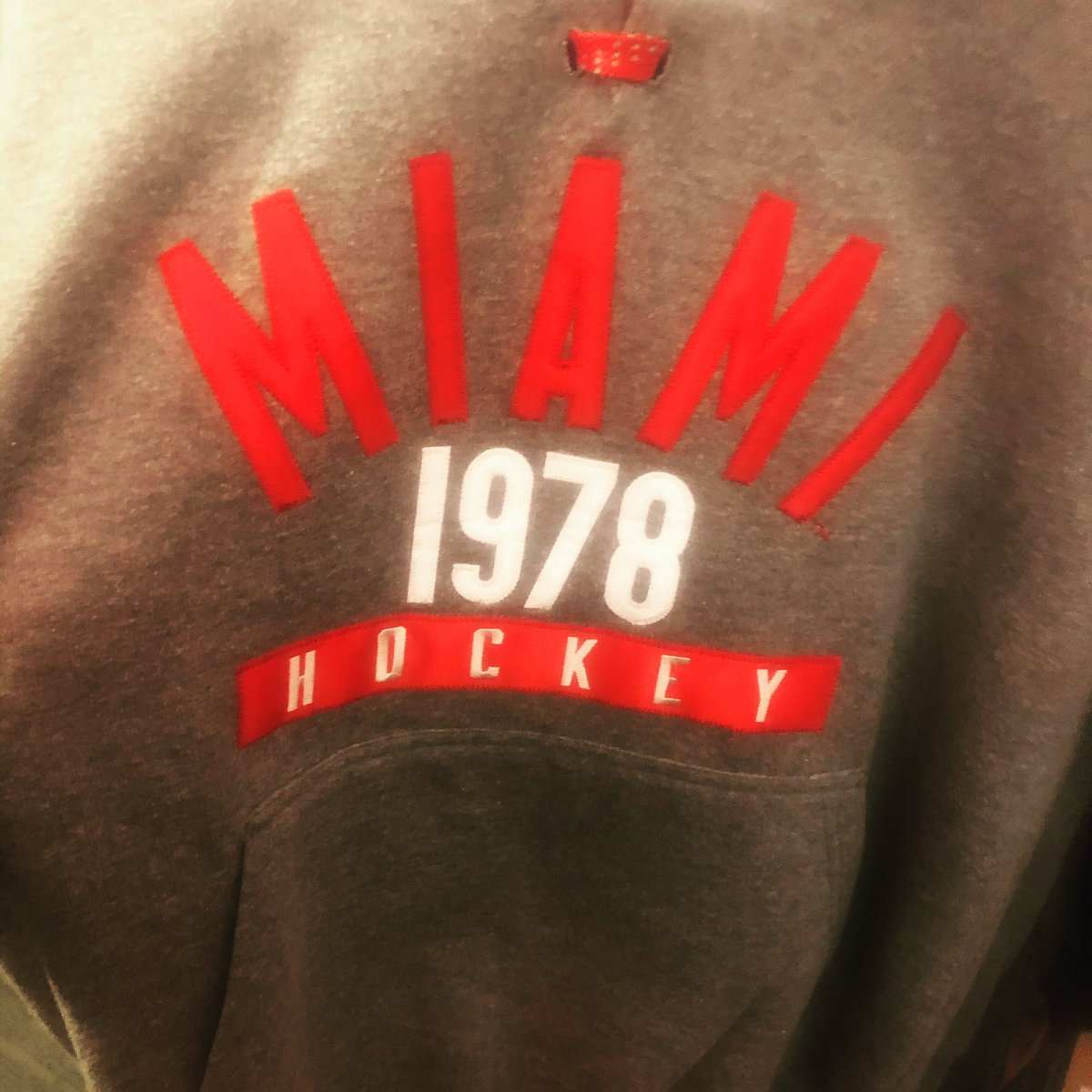 BethSiebert's tweet photo. When you discover the Miami RedHawks Hockey Team and you where born the same year! 😬#amioldnow https://t.co/u2q4TmHSbT
