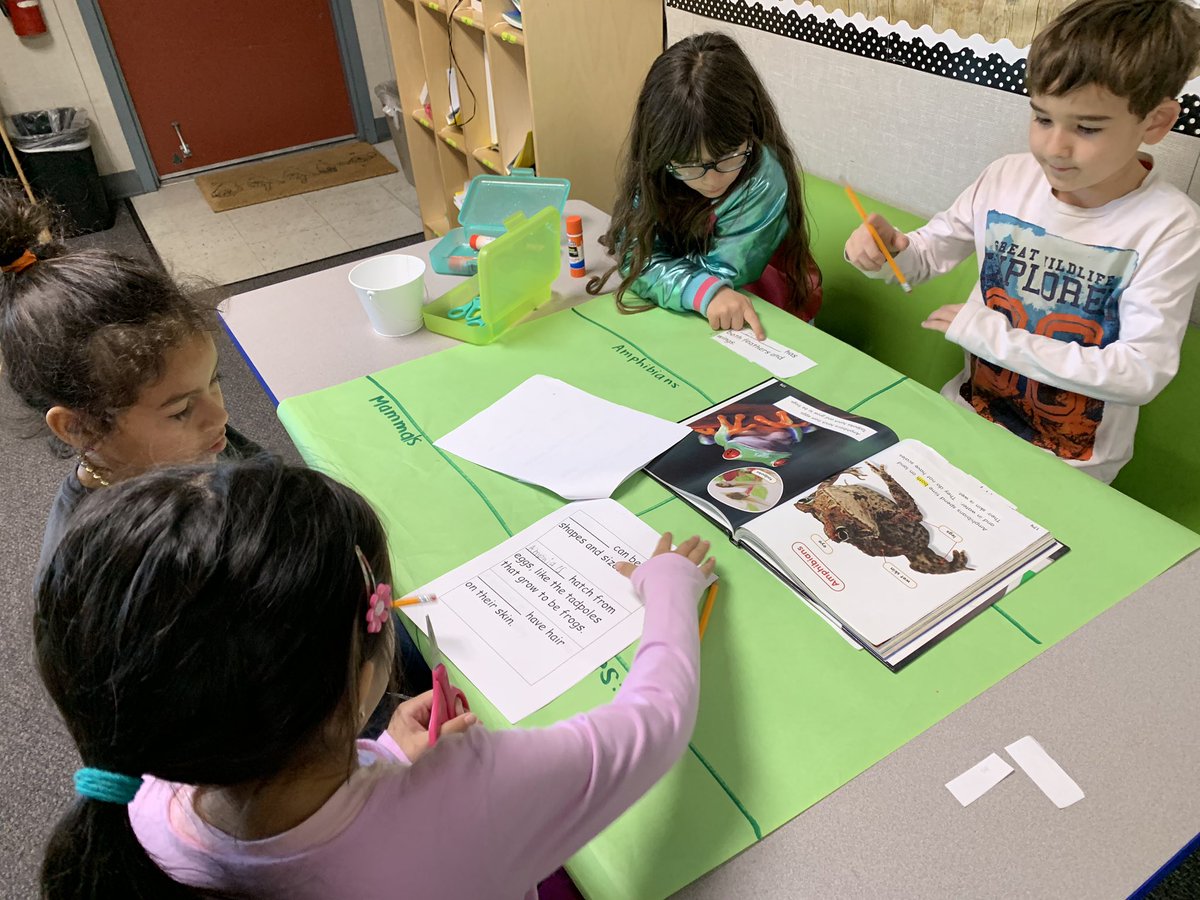 Exploring animal groups using our Informational text! #Collaboration