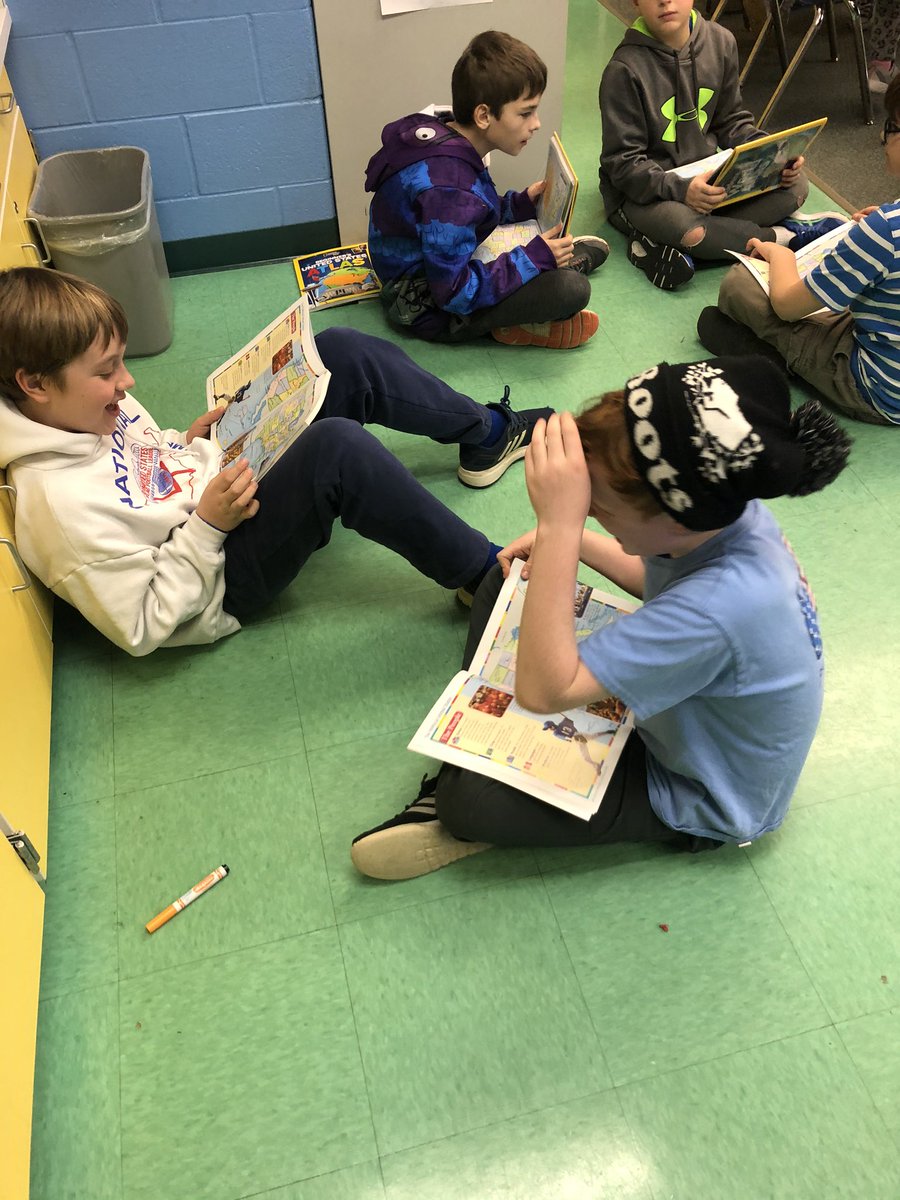 Today, students brushed up on their dictionary, thesaurus, and atlas skills <a href="/BarrettAPS/">KWBarrett Elementary</a> #kwbpride #wordreferencematerials