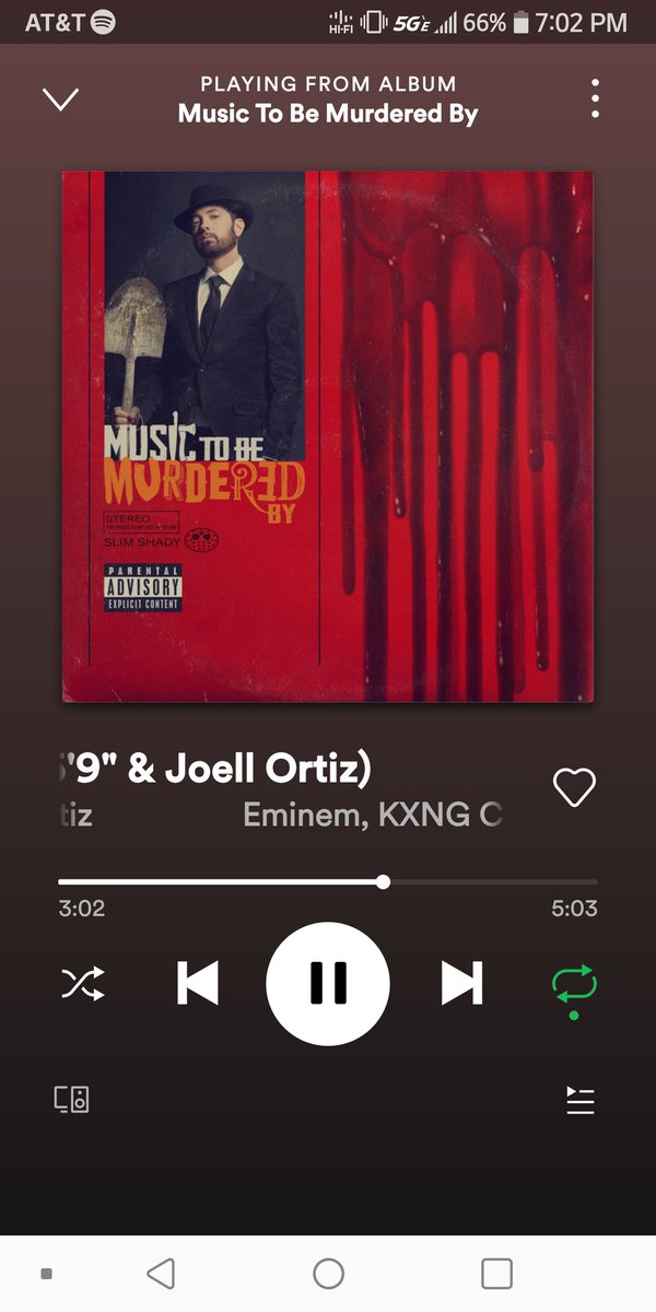 crawfordAballa's tweet photo. Got this whole album on repeat ! We all needed this! Thank you @Eminem https://t.co/d468snEh8N