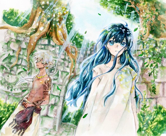 2月22日発売のLaLa4月号に
カラー読み切り53p掲載予定です。
褐色男子、タトゥー男子、神殿、奴隷、神様、森森森森森🌿描いてます。
読者さまの誰かに何かが刺さればいいなあと思っております。
よろしくお願いします!!!!! 