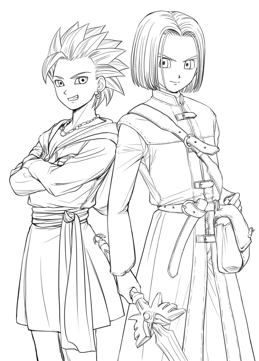 ドラクエぬりえまとめ Min T ミント