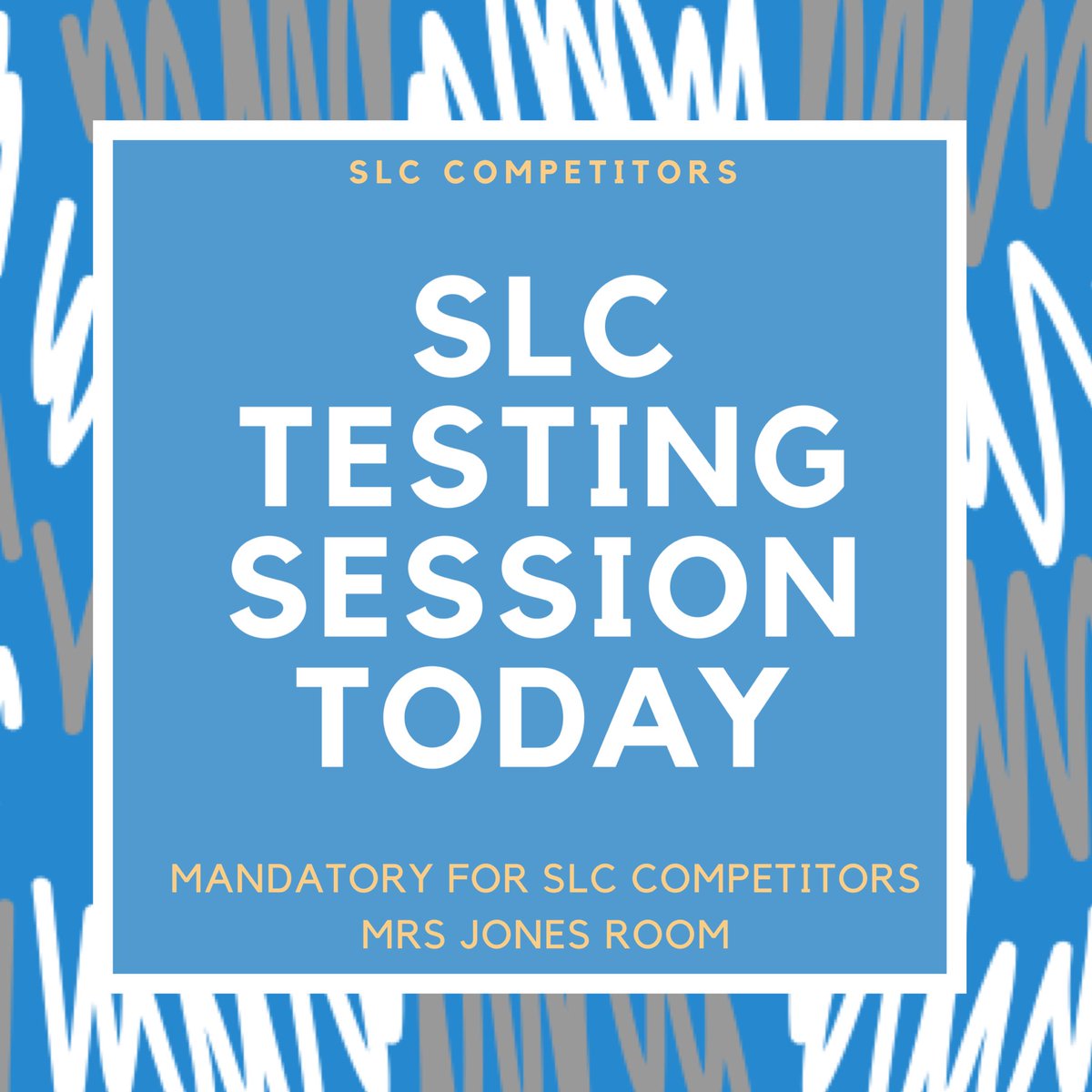 During CT tomorrow! See you there :)