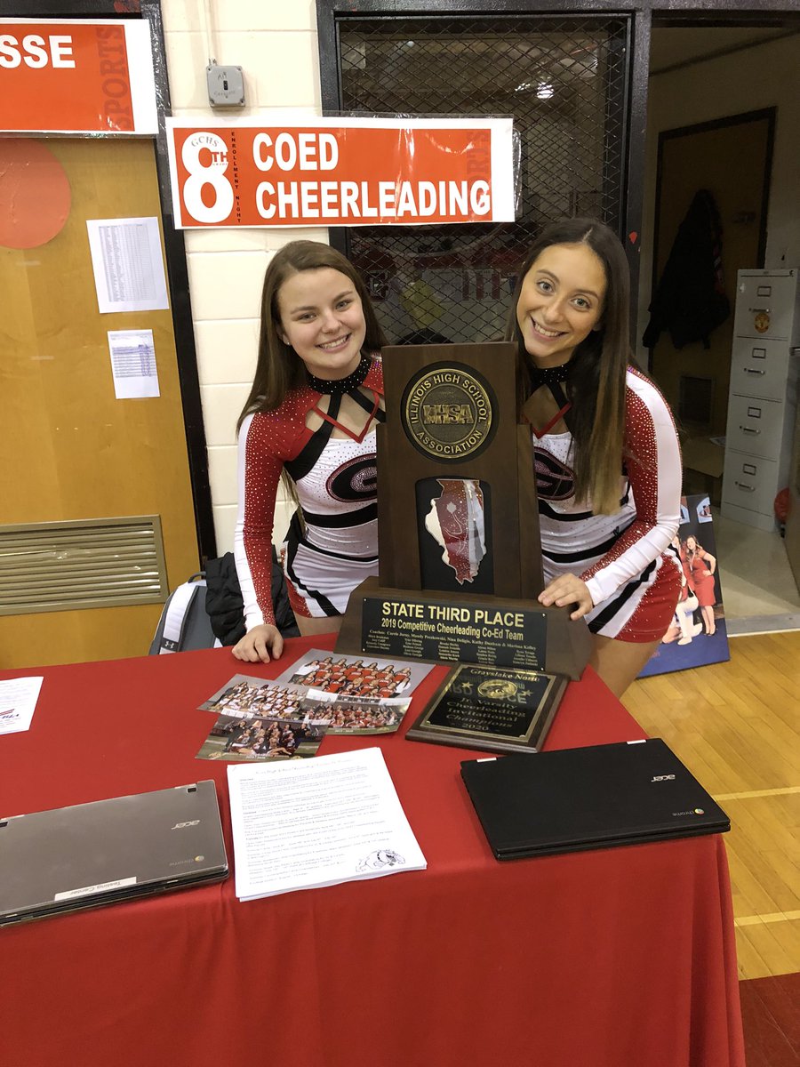 GrantCheer's tweet photo. ๐ฃ8th grade enrollment night last night & tonight was so fun to meet future Grant Cheerleaders!! ๐พ
#WelcomeToTheBulldogFamily
#GrantCheer https://t.co/fr0a8BbLBF