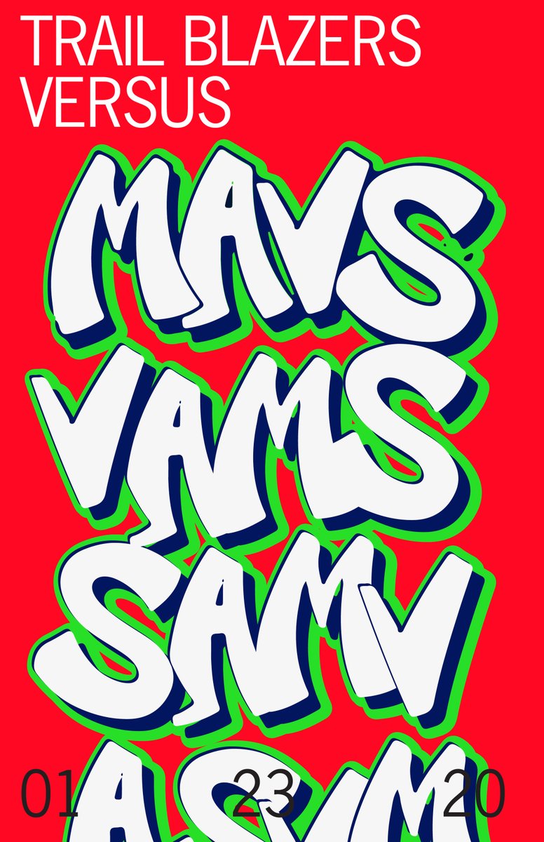 rejectedposters's tweet photo. New Mavs logo is fuckin bonkers #banksy #blazers #ripcity #mavericks #markcuban #graffitifont #streetart #gamedayposters #rejectedgamedayposters https://t.co/yOJou1X9Ao