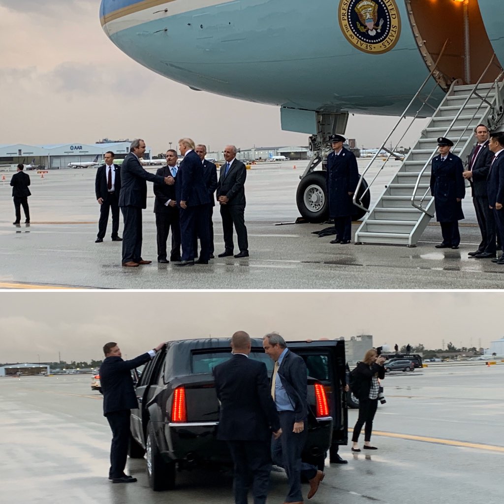 Just finished talking one-on-one with @realdonaldtrump in The Beast. He is laser-focused on delivering Florida for Republicans in November and his passion and enthusiasm to lead our country to record heights is contagious. #MAGA