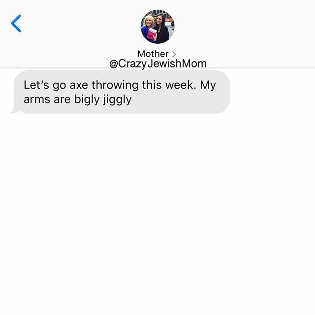 YourCrazyFamily's tweet photo. ...or to the gym like normal humans, @KimFriedmanNYC? #crazyjewishmom https://t.co/2ckAeDQ7CF https://t.co/Z45uso2MdC