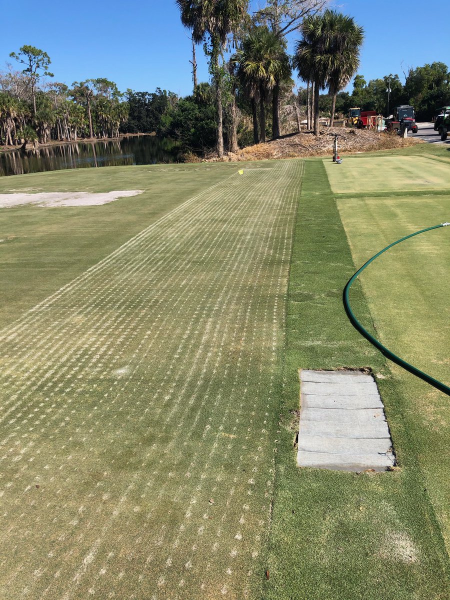 FESbarro's tweet image. Demo day in Naples on the nursery green. Looking  forward to adding Eagle Creek and Olde Cypress  to my 2020 client list. @JimmyAlstonEC