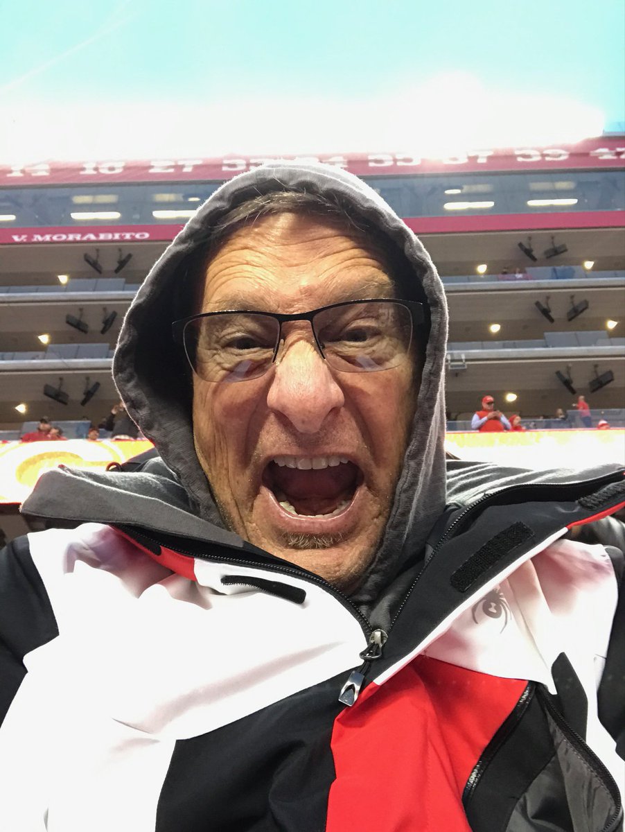 stevenson_bruce's tweet photo. At the most recent 49ers game vs the Packers. Everyone was standing the whole game to support the team. Let's go get em at the super bowl #49ers #SF #superbowl #football https://t.co/Vb9XEl4ZuN