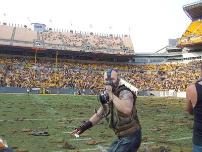 RUngerGamez's tweet photo. What my coworkers envisioned when they saw I was speaking at Heinz Field vs. the reality. https://t.co/i1g1BqRNcw