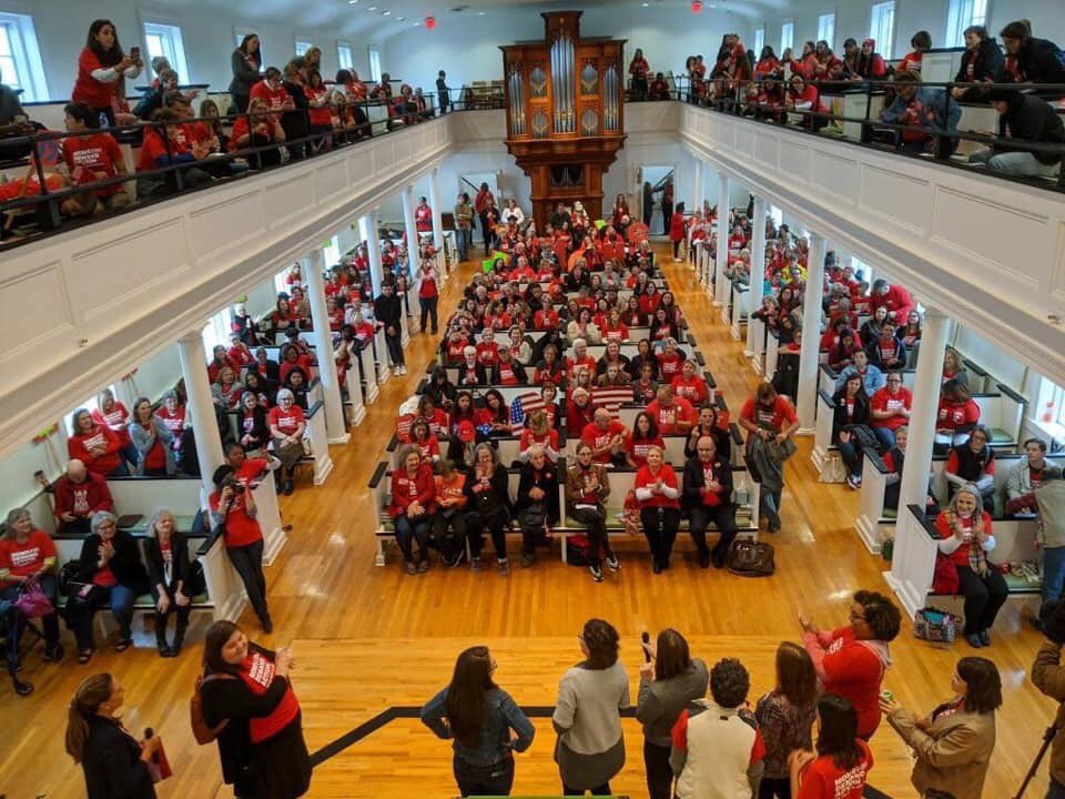 SDA_Naples's tweet photo. Today we attended Lobby Day in Tallahassee with our local Moms Demand Action chapter. We spoke with politicians and advocated for background checks. #flapol #ExpectUs https://t.co/HtgCBgO5nL
