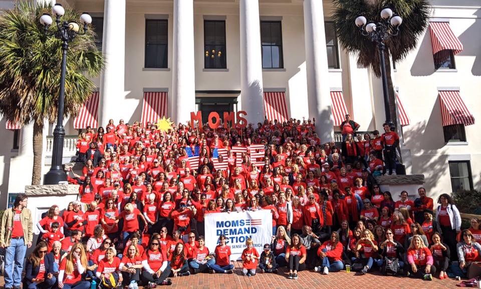 SDA_Naples's tweet photo. Today we attended Lobby Day in Tallahassee with our local Moms Demand Action chapter. We spoke with politicians and advocated for background checks. #flapol #ExpectUs https://t.co/HtgCBgO5nL