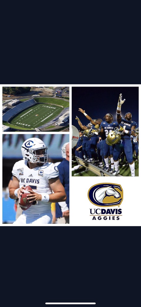 After a great home visit with <a href="/CoachiJACK/">Coach IJack</a> and the rest of the defensive staff I am beyond blessed to say that I received a offer from <a href="/UCDfootball/">UC Davis Football</a> #AggieUp