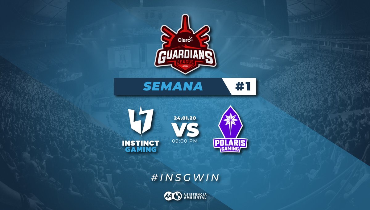 InstinctProTeam's tweet photo. El camino a penas inicia y mañana seguimos con más 😎
#LeagueOfLegends
#ClaroGuardiansLeague 🇵🇪
INS ⚡️ vs. PG ☸️
📆 24.01.2020
🕖 9:00 PM
📺 https://t.co/UmdsNd17h6
#WakeUpYourInstinct
#INSGWIN ⚡️ https://t.co/7YOFJjUkbw
