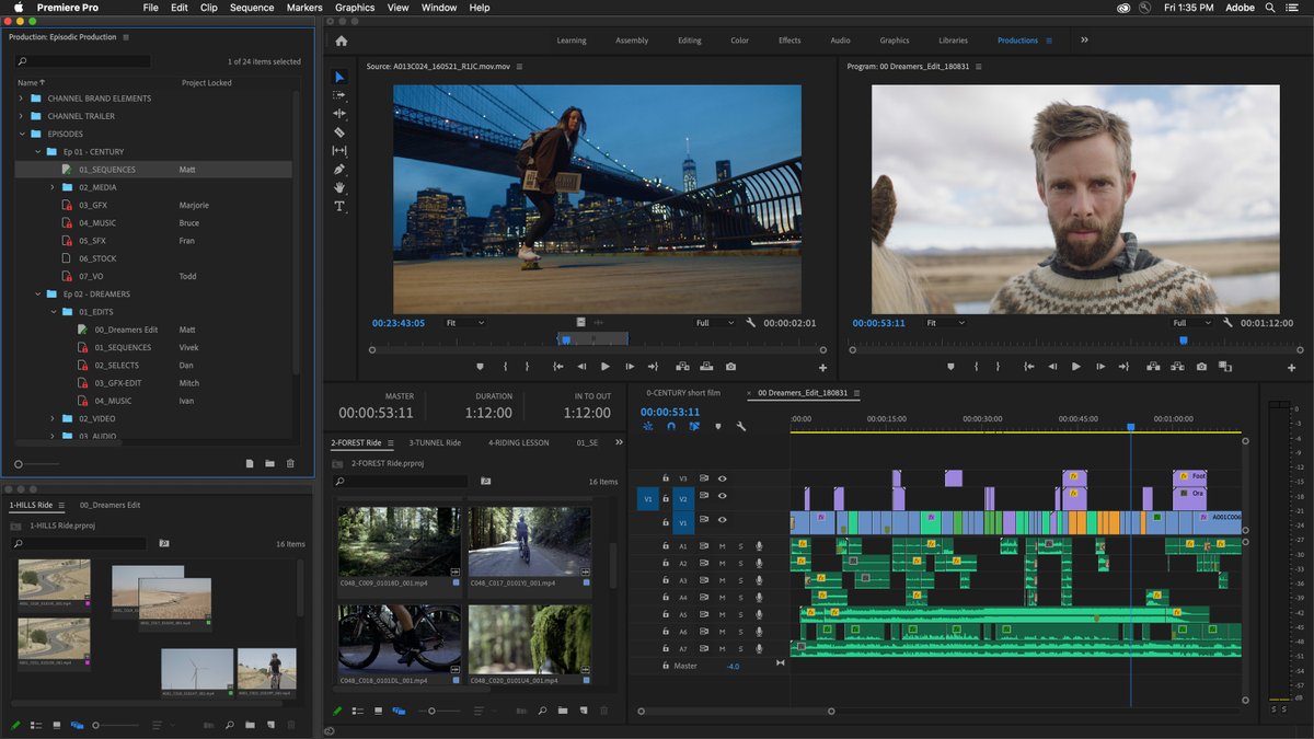 Adobe Premiere Pro teases Google Drive-like collaborative editing