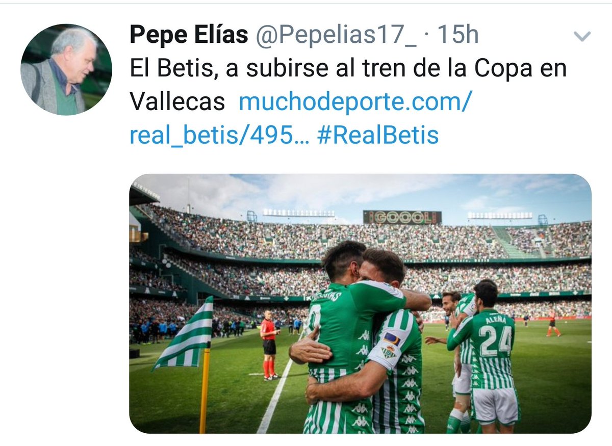 PepeLalia1's tweet photo. El #betis al tren de la bruja... #ponme otra! 🥃🍾🤪 https://t.co/3UNKJkQ1BO