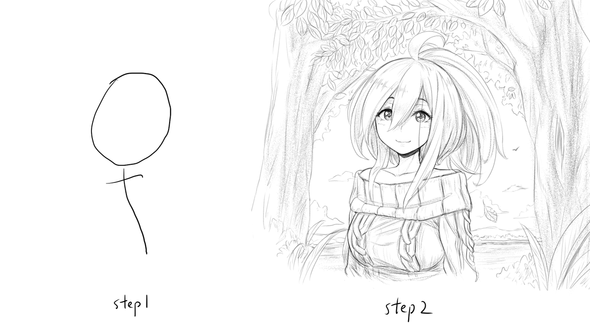 decided to make a simple drawing tutorial. hope this helps somebody 