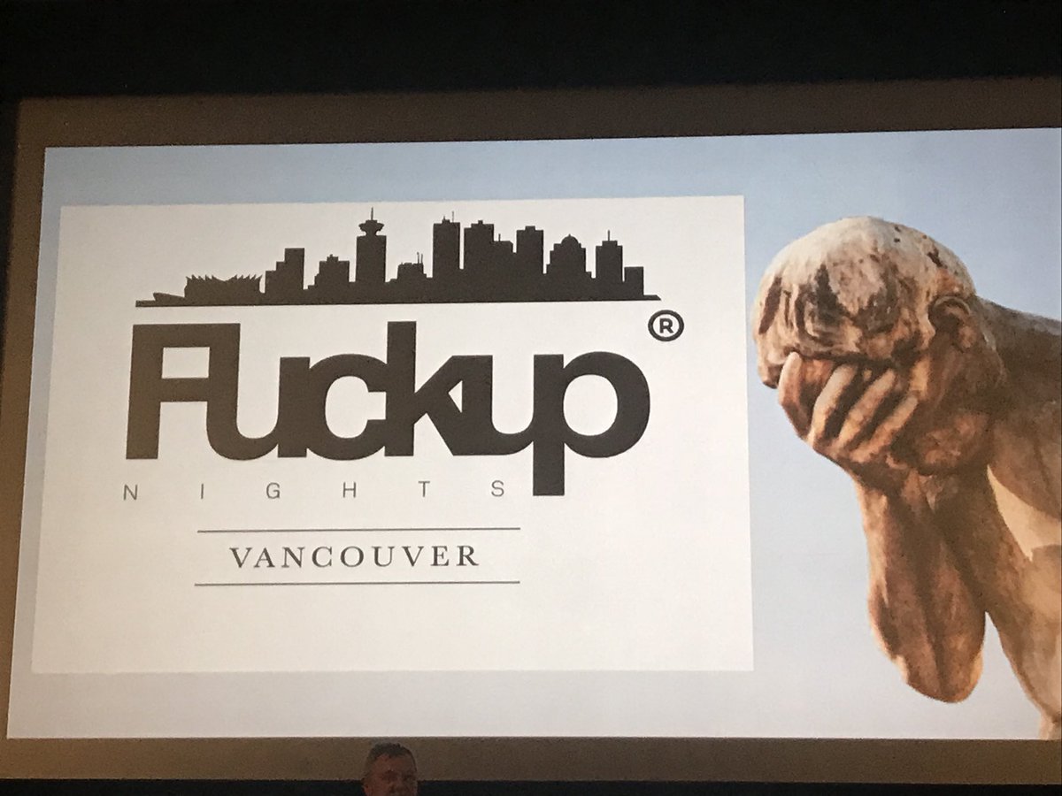 varrocreative's tweet photo. Looking forward to learning from other people’s mistakes at #sharethefailure @FuckupNight @FUN_Vancouver https://t.co/EiIB1OTkHY
