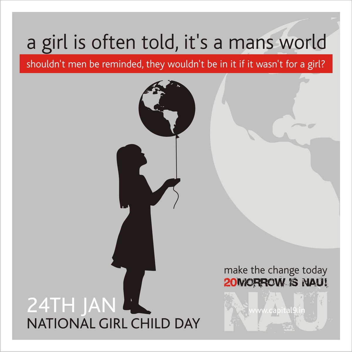 capital9in's tweet photo. The joy of diversity is that each day is made special in one way or another. We hope our post enriches both the day and the future from it, just like our financial support aims to.
Celebrating the National Girl Child Day, from team Capital 9!
#capital9 #nationalgirlchildday https://t.co/zmwqEczbiF