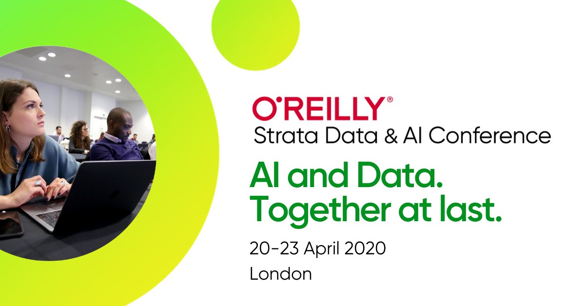 OReillyUK's tweet image. Best Price for #StrataDataAI in London ends next week—register now to save up to £300! Topics include: #AI, #datascience, #ML, #deeplearning + more. oreil.ly/ppV9i  @strataconf