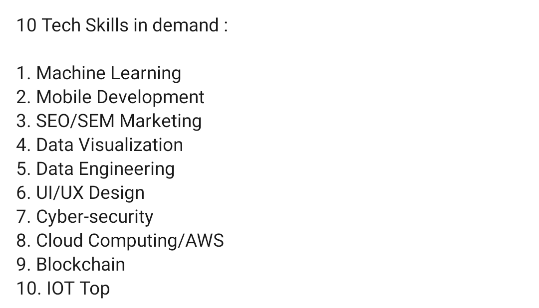 srishti_eee's tweet photo. Latest trends of 2020 to look at, to get a job, which would make an impact! #Jobs #Latest #Trending #ndim #digitalmc #jobseekers #lookingforwork #JobAlert #Jobs_hiring #Digital https://t.co/kY3pqeXM7O