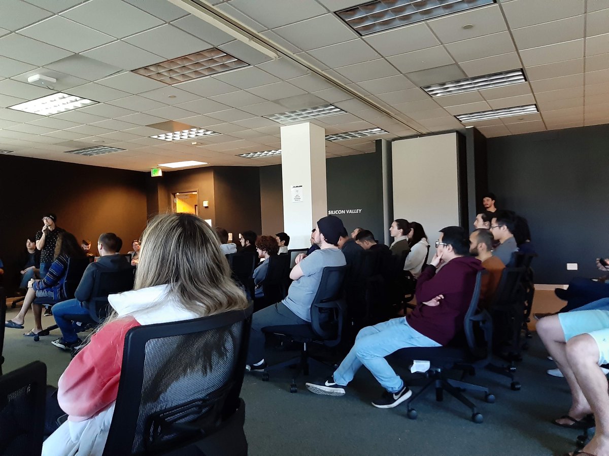 srdan1234's tweet photo. 42SV Town Hall is monthly gathering with staff to share updates about 42 and check in with the student community. #42life #42siliconvalley https://t.co/HOgTMv46jN
