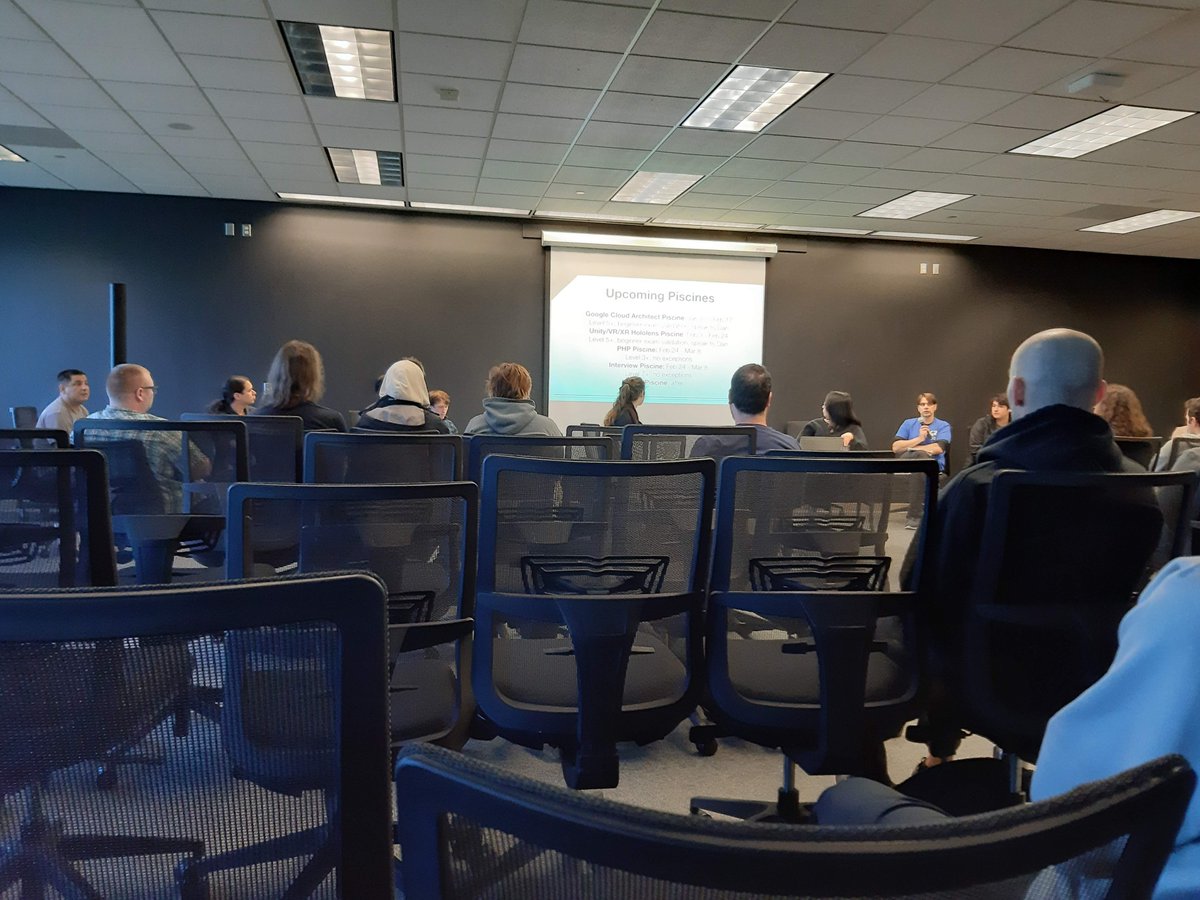 srdan1234's tweet photo. 42SV Town Hall is monthly gathering with staff to share updates about 42 and check in with the student community. #42life #42siliconvalley https://t.co/HOgTMv46jN