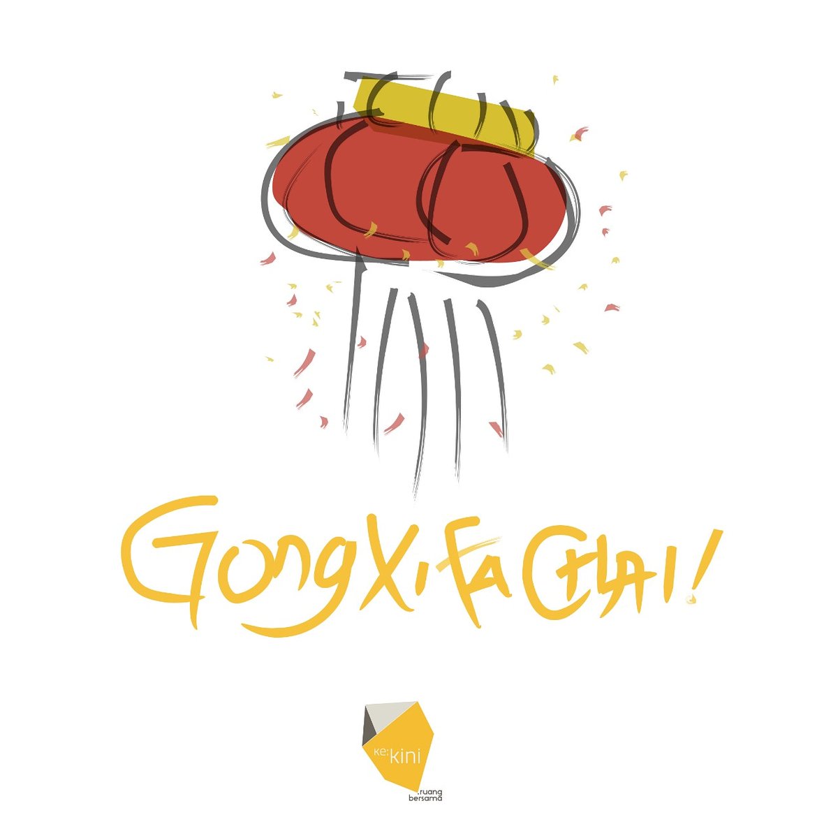 ke:kini ruang bersama mengucapkan Selamat tahun baru imlek 2020 untuk kawan semua!

Semoga di tahun ini diberikan banyak berkat, rejeki dan kesejahteraan bagi kita semua. 

ke:kini akan tutup pada Sabtu, tanggal 25 Januari 2020 dan buka kembali pada Senin, 27 Januari 2020.