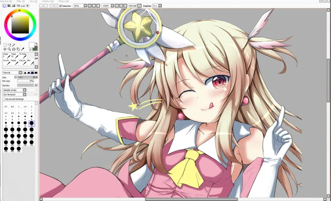[Preview] [Artbook]
WIP Illya for artbook collaboration. 
#Illya_Von_Einzbern #FGOセンター試験  #FateGO #prisma_illya #magical_girl #WIP #anime 