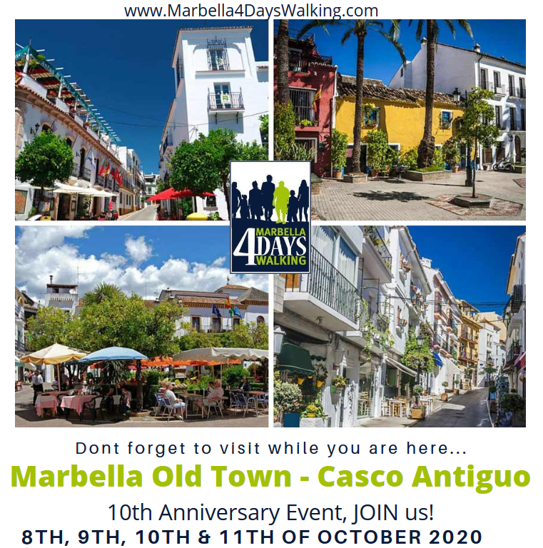 marbella4days's tweet photo. Don't forget to visit "Casco Antiguo" while you are here. But first things first... Register and join our 10th anniversary from 8th - 10th October 2020. See you there?
#walking #marbella #wandelvakantie #spain #m4dw #marbellaturismo https://t.co/XYq4ZMyVE5